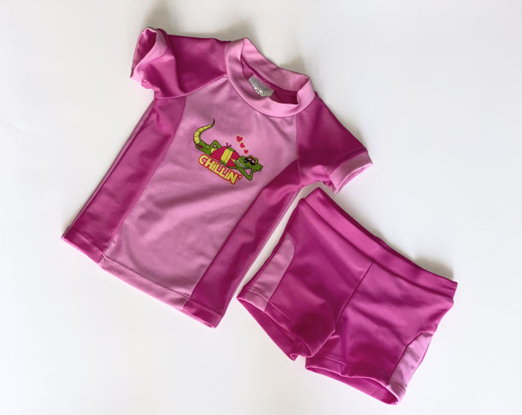 Picture of 4377 BABY GIRLS TWO PIECE SWIMWEAR SET